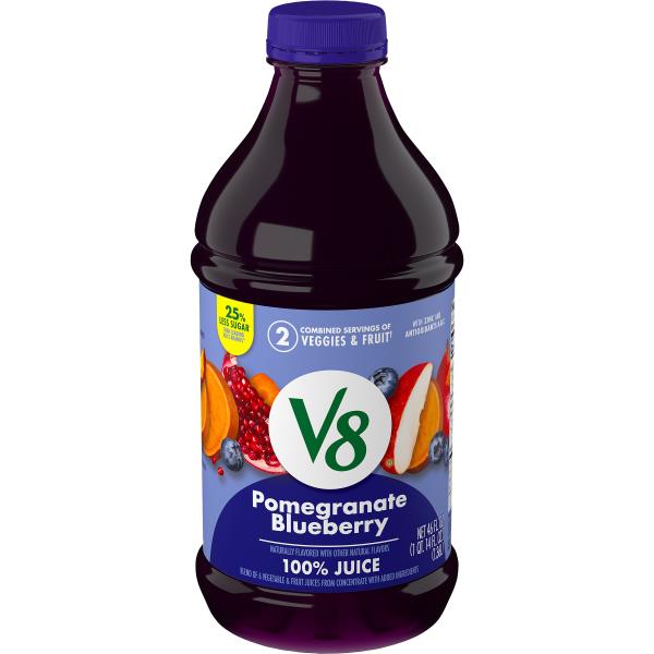 V Fruit Vegetable Blends Pomegranate Blueberry Fruit And