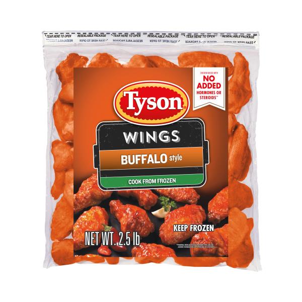 Tyson Buffalo Frozen Chicken Wings 40 Oz Bag Publix Super Markets