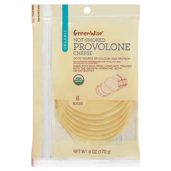 GreenWise Organic Provolone Cheese Slices Publix Super Markets