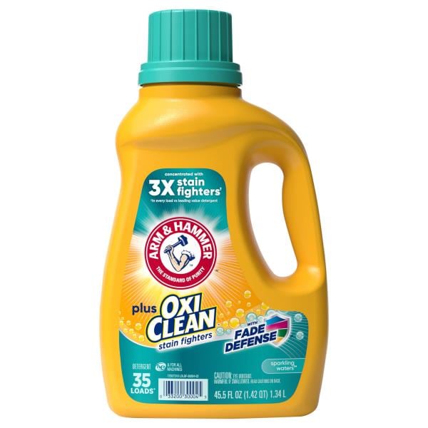 Arm Hammer Plus Oxiclean Detergent With Fade Defense Stain Fighters