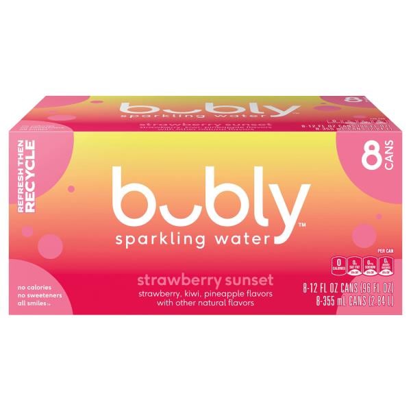 Bubly Sparkling Water Strawberry Sunset Publix Super Markets