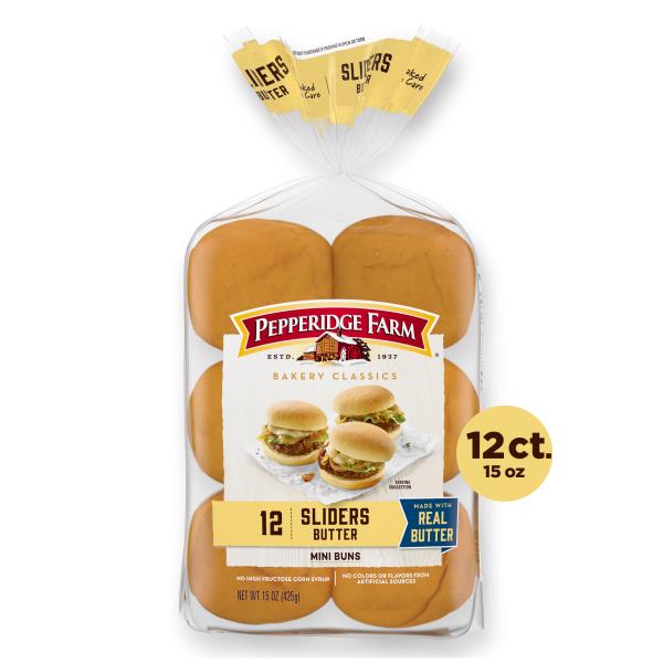 Pepperidge Farm Bakery Classics Butter Slider Buns Publix Super Markets