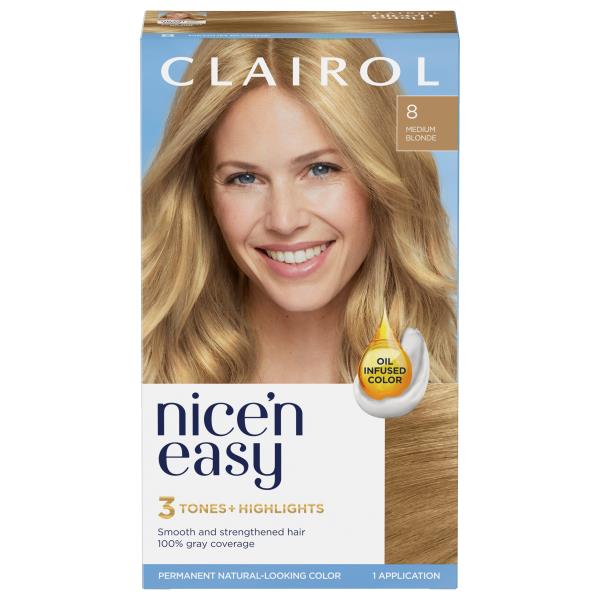 Nicen Easy Hair Color Permanent Medium Blonde Publix Super Markets