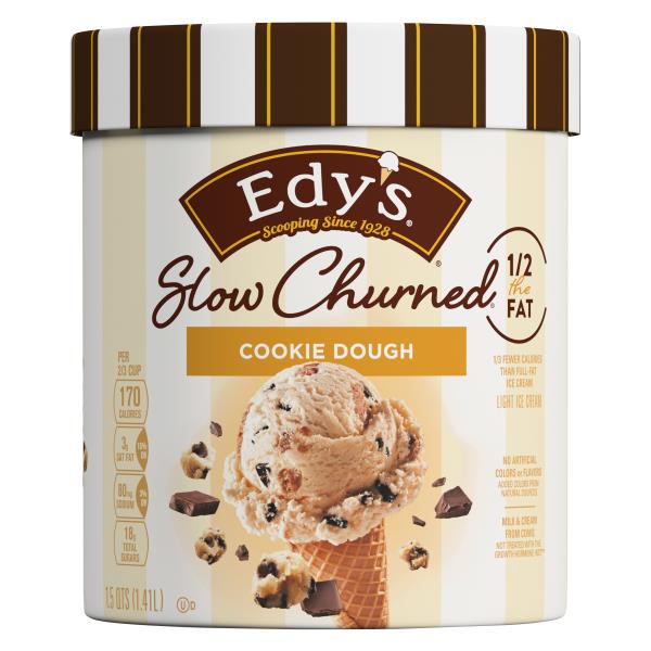 Edy S Slow Churned Cookie Dough Light Ice Cream Publix Super Markets