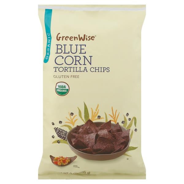 Greenwise Tortilla Chips Organic Blue Corn Publix Super Markets