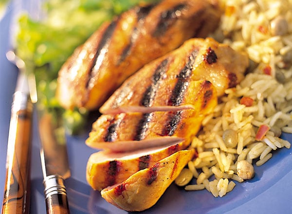 Island Pork with Rice and Pigeon Peas