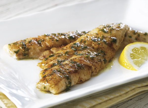 Sautéed Whiting With Lemon-Brown Butter Sauce