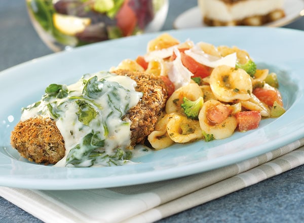 Beef Florentine with Savory Pasta