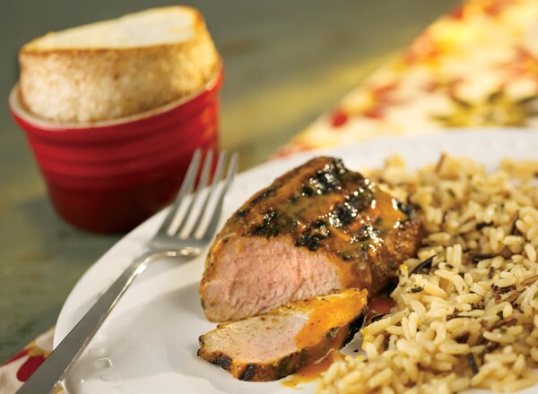 Barbecue Pork Tenderloin with Vanilla Berry Soufflés | Publix Super Markets