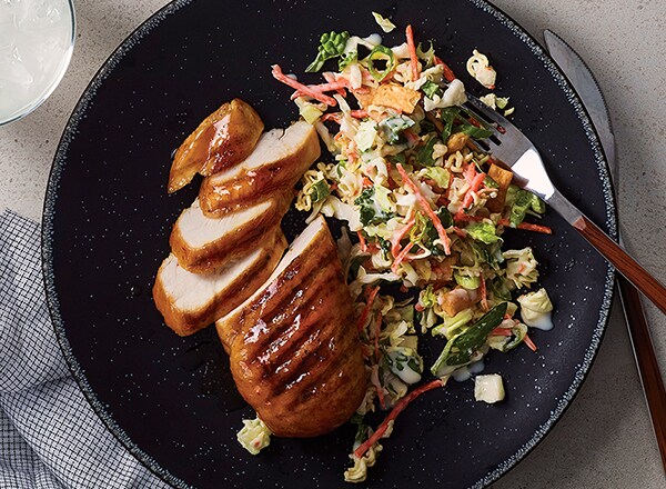 Caramel Hickory Chicken with Crunchy Asian-Style Slaw | Publix