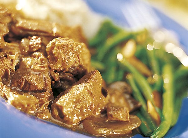 Beef Burgundy With Green Beans Amandine