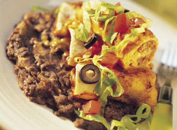 Vegetarian Enchilada Bake With Black Bean Sauté