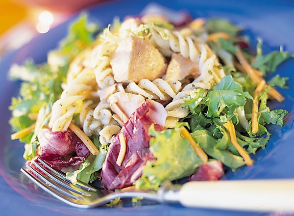 Salmon Pesto Pasta Salad