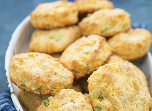 Cheddar Scallion Biscuits