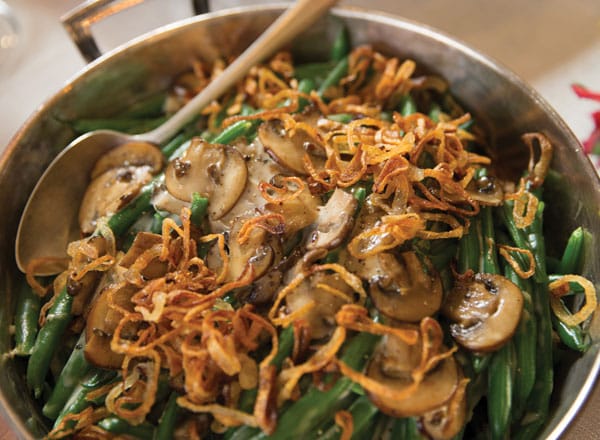 Green Bean Casserole with Crispy Onions