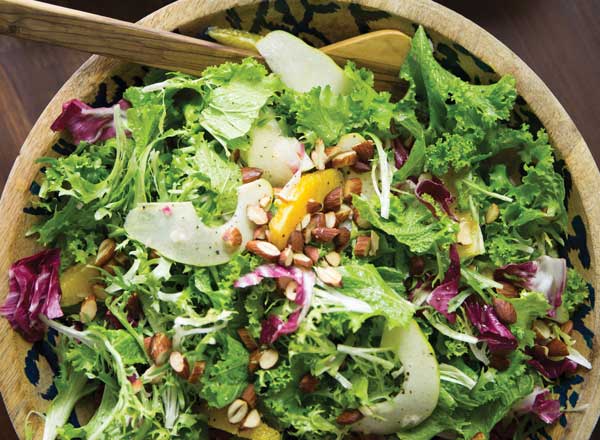 Salad with Citrus, Pears, and Almonds