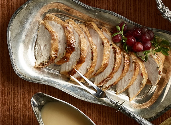 Bacon and Herb-Roasted Turkey Breast 