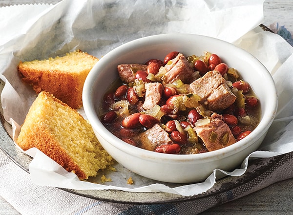 Creole-Style Pork with Red Beans