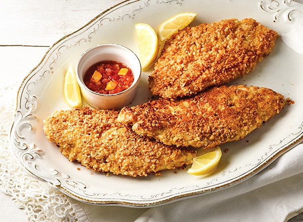 Macadamia-Crusted Yellowtail Snapper