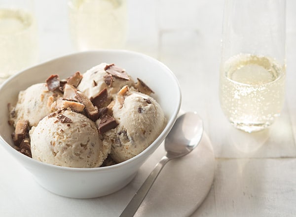 Homemade Honey and Toffee Ice Cream