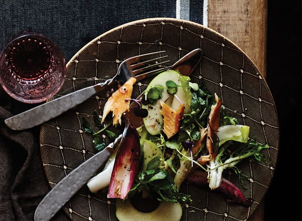 Smoked Trout and Chicories Salad