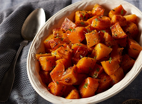 Honey Thyme Roasted Butternut Squash