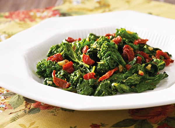 Sautéed Broccoli Rabe and Tomatoes