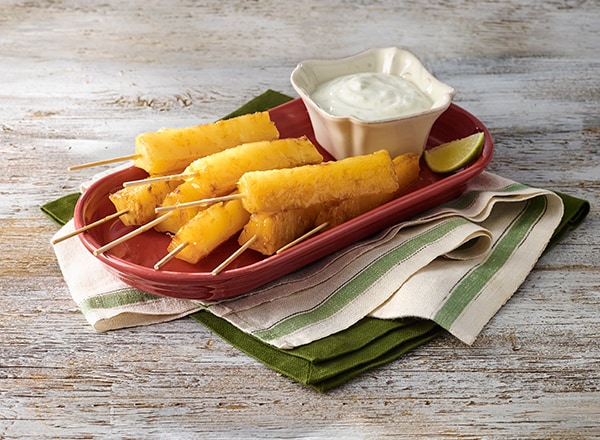 Roasted Pineapple Skewers