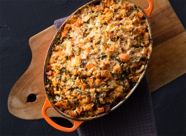 Sweet Potato Sausage Casserole