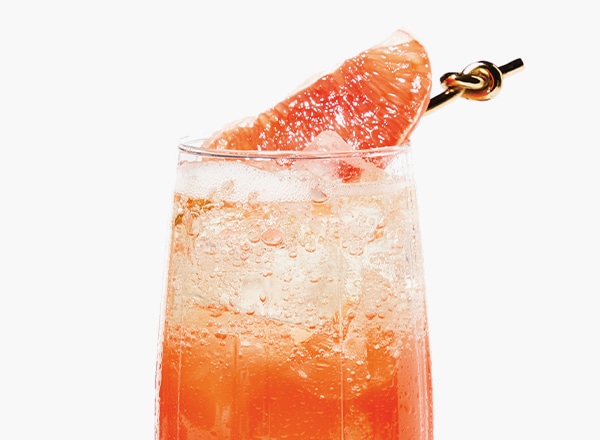 Minted Whiskey-Grapefruit Smash