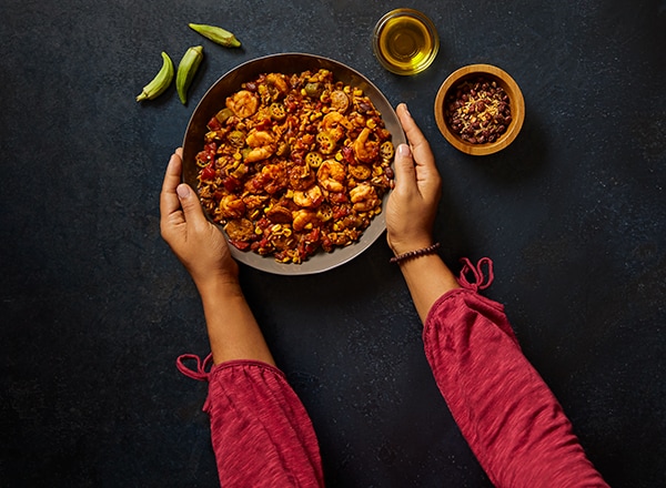 Cajun-Style Shrimp, Beans, and Rice