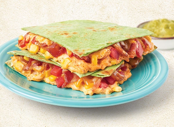 Tex-Mex–Style Chicken Quesadillas