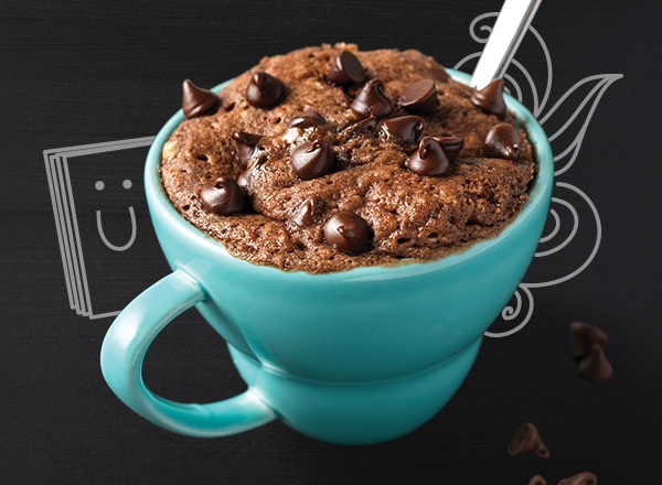 Chocolate Hazelnut Mug Muffins