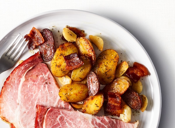 Roasted Potatoes with Bacon