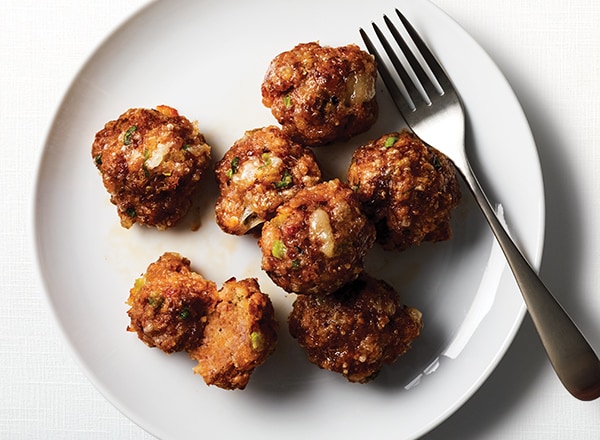 Sausage-Cheese Poppers