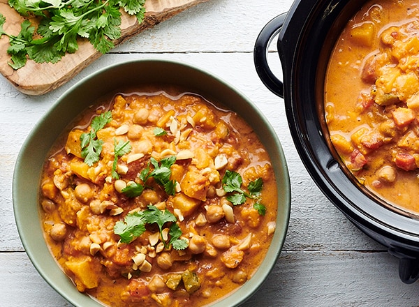 African-Style Sweet Potato and Butternut Squash Stew