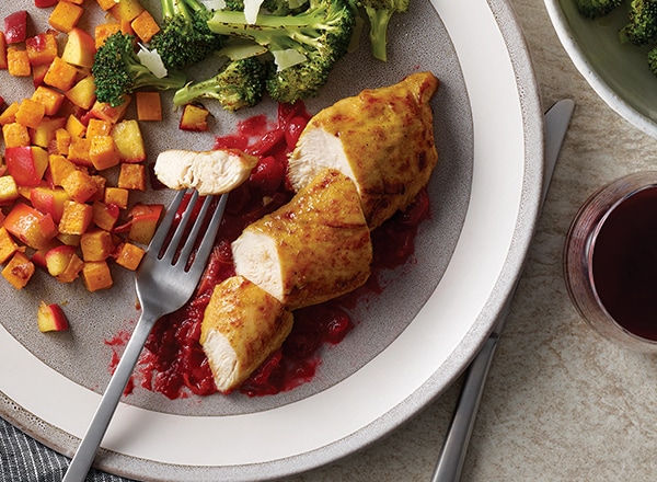 Ginger Spice Turkey with Relish