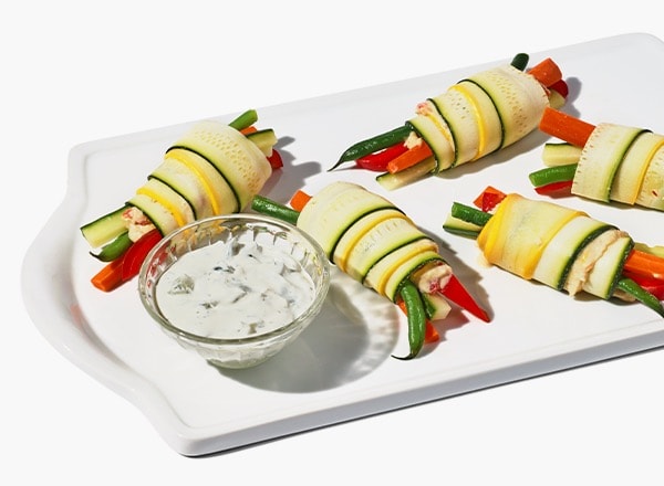 Quick Pickled Vegetable Roll-Ups