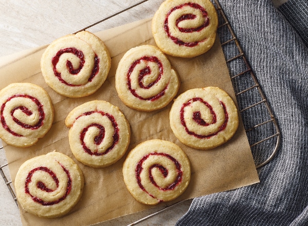 Cranberry-Orange Swirl Cookies