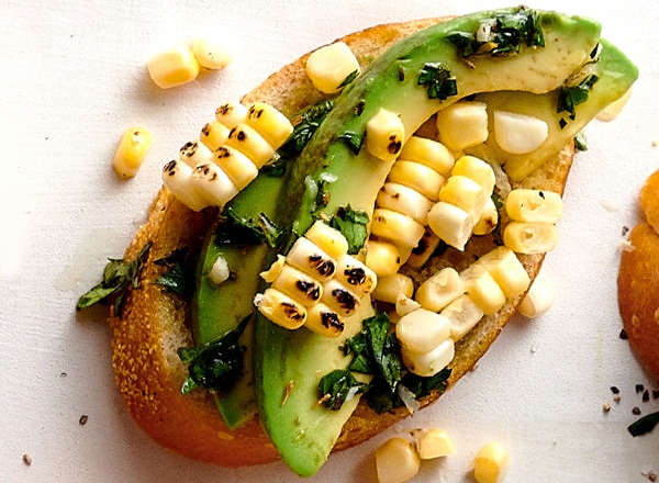 Avocado Chimichurri Bruschetta