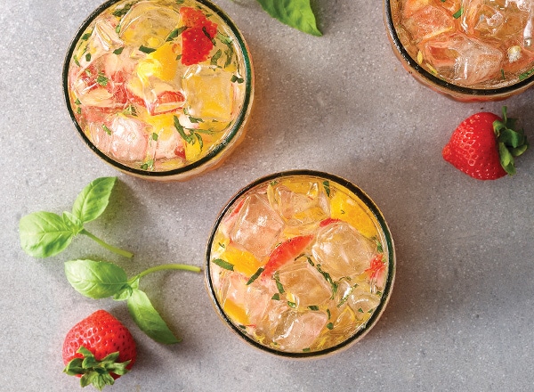 Strawberry-Tangelo Agua Fresca