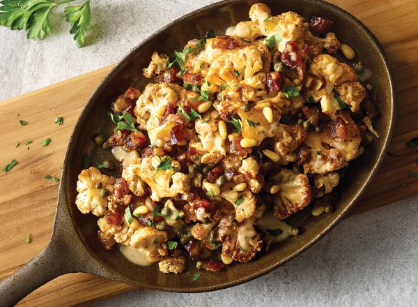 Cauli-Date Saut&#233; with Nuts