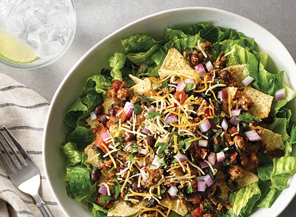 Southwest Beef Taco Salad