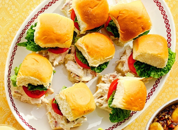 Chicken Caesar Sliders