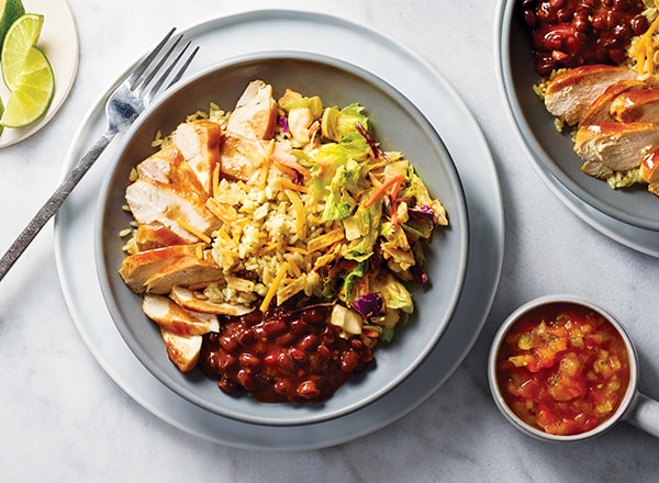 Mexican-Style Chicken and Rice Bowl