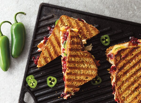 Blackberry Barbecue Chicken Panini