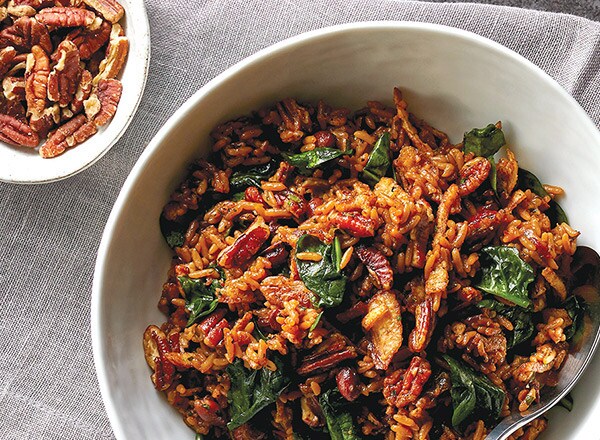 Pecan-Studded Red Beans and Rice