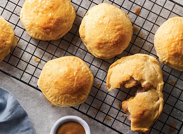 Cheesy Chicken and Ham Biscuits