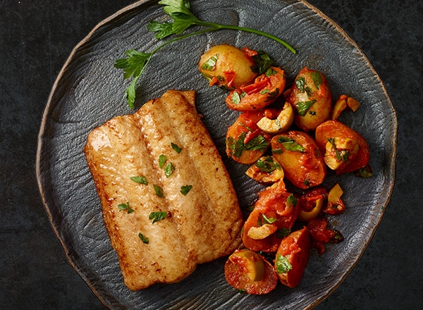 Spanish-Style Blue Catfish with Potatoes