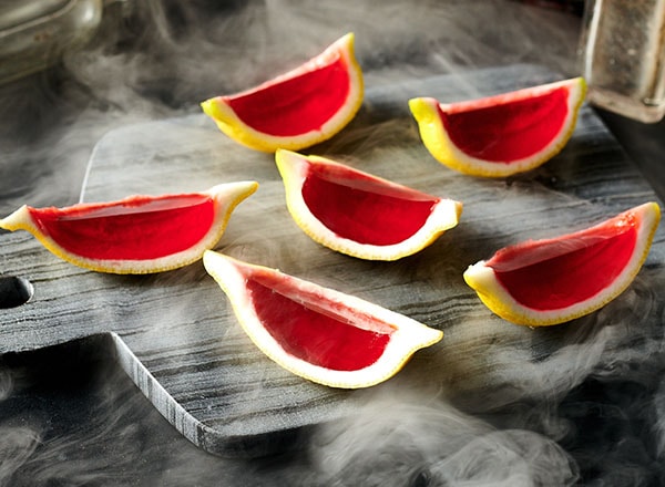 Gelatin-Lemon Bites